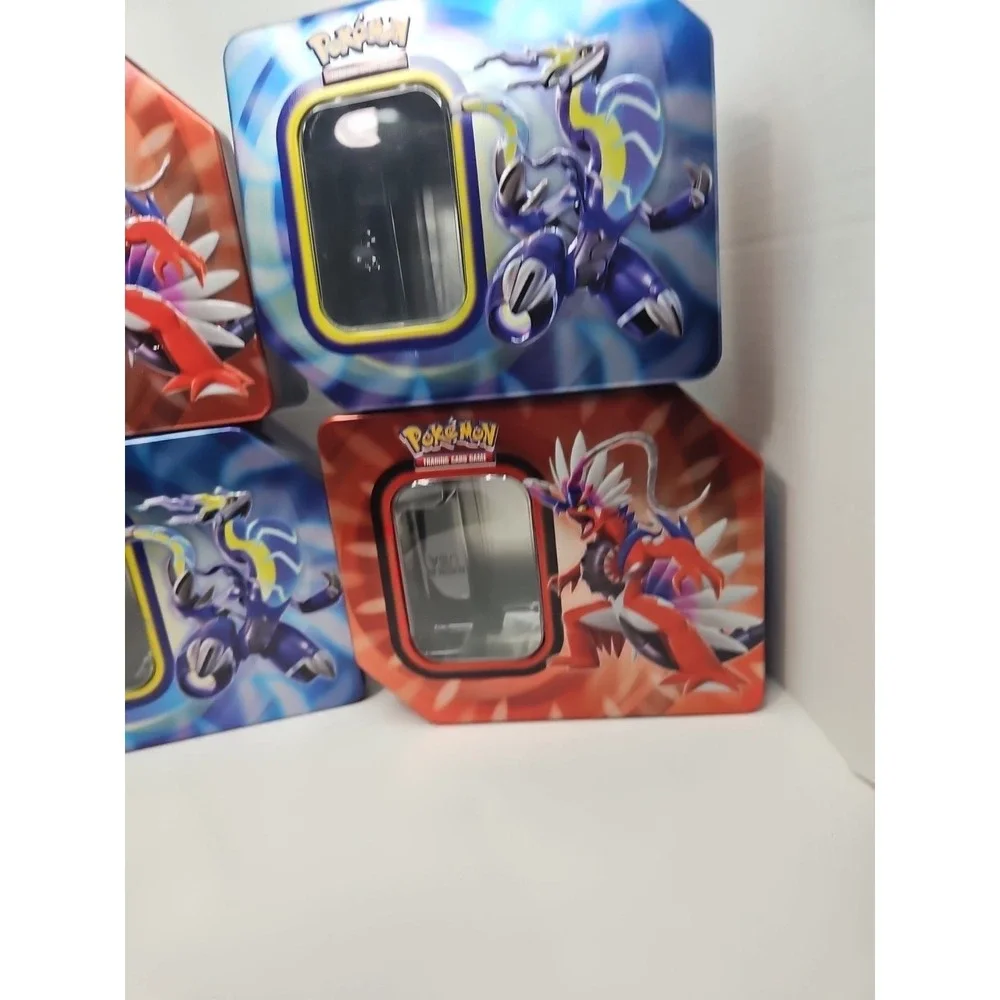 6 Empty Pokémon Card Game Tins - TINS‎ ONLY, NO CARDS TCG With Booster Insert Ex